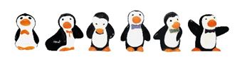 Picture of PENGUIN PLASTIC CAKE TOPPER PICKS5.5CM (2.2)